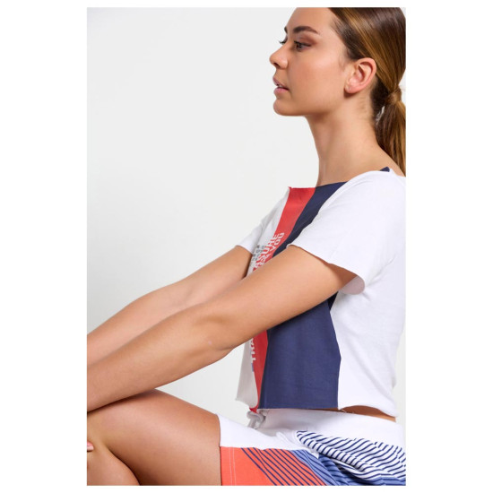 Bodytalk Γυναικεία κοντομάνικη μπλούζα Cropped